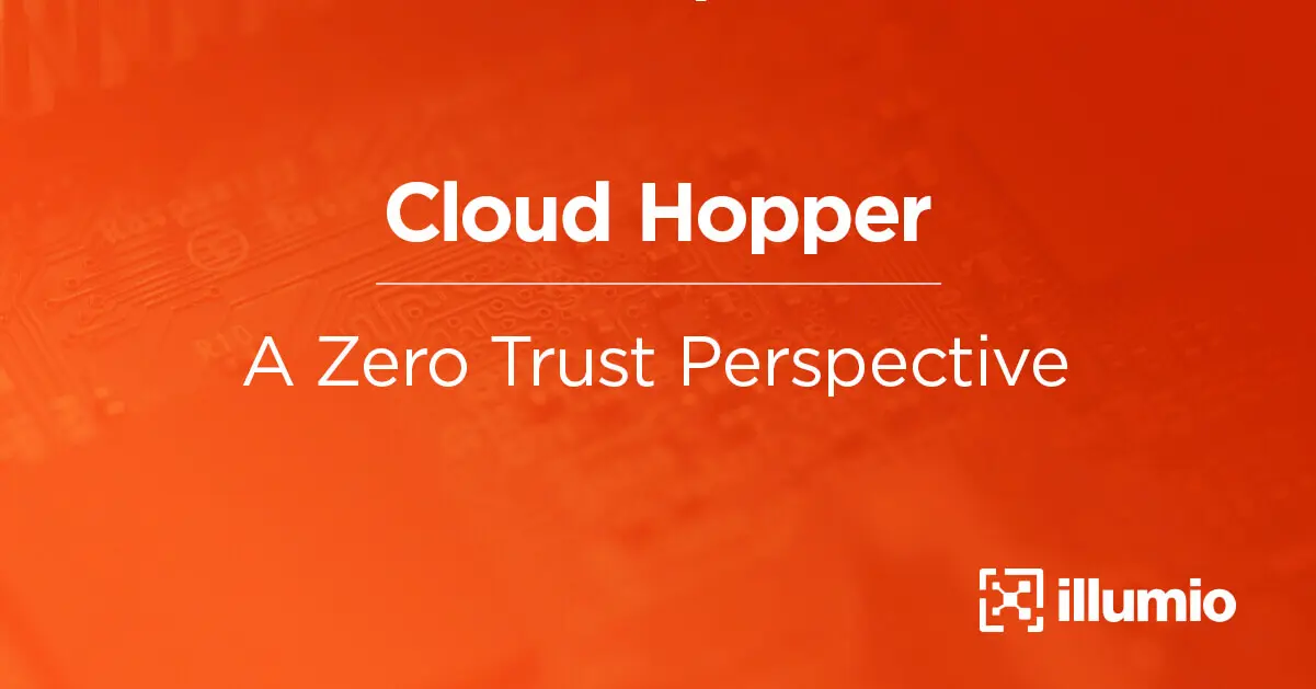 Cloud Hopper: A Zero Trust Perspective