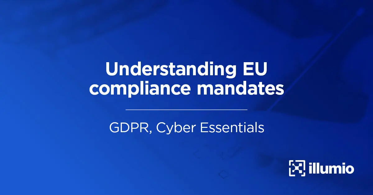 Understanding EU Compliance Mandates: GDPR, Cyber Essentials