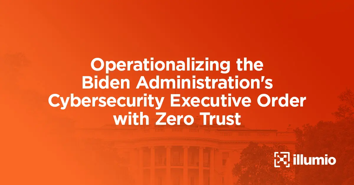 Operationalizing the Biden Administration's Cybersecurity Executive Order with Zero Trust
