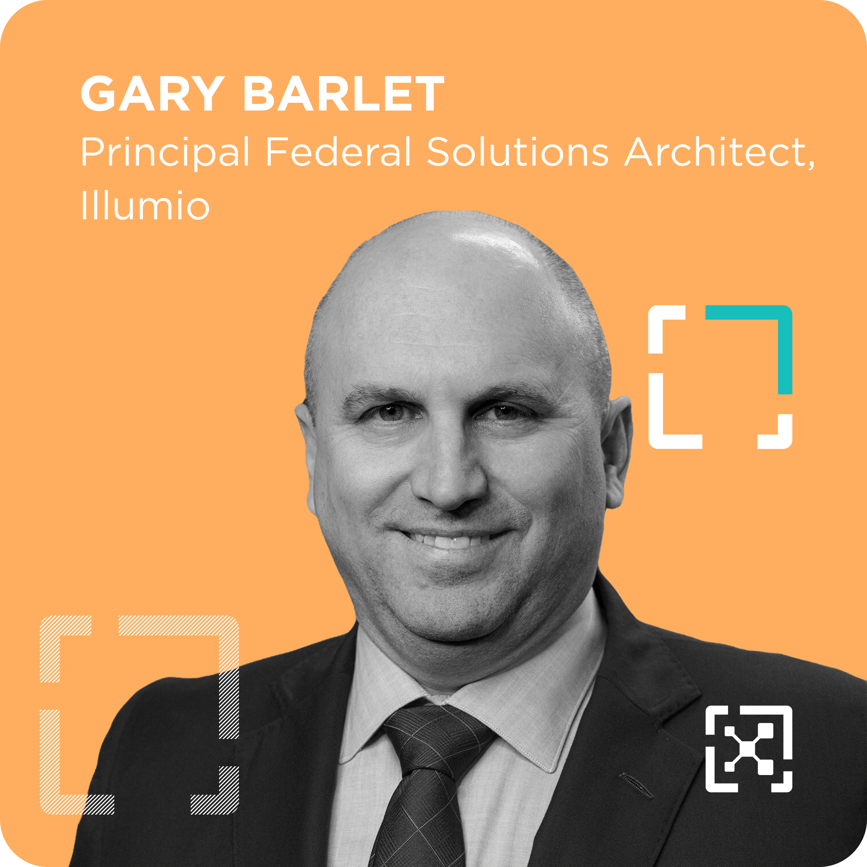 Black and white headshot of Gary Barlet