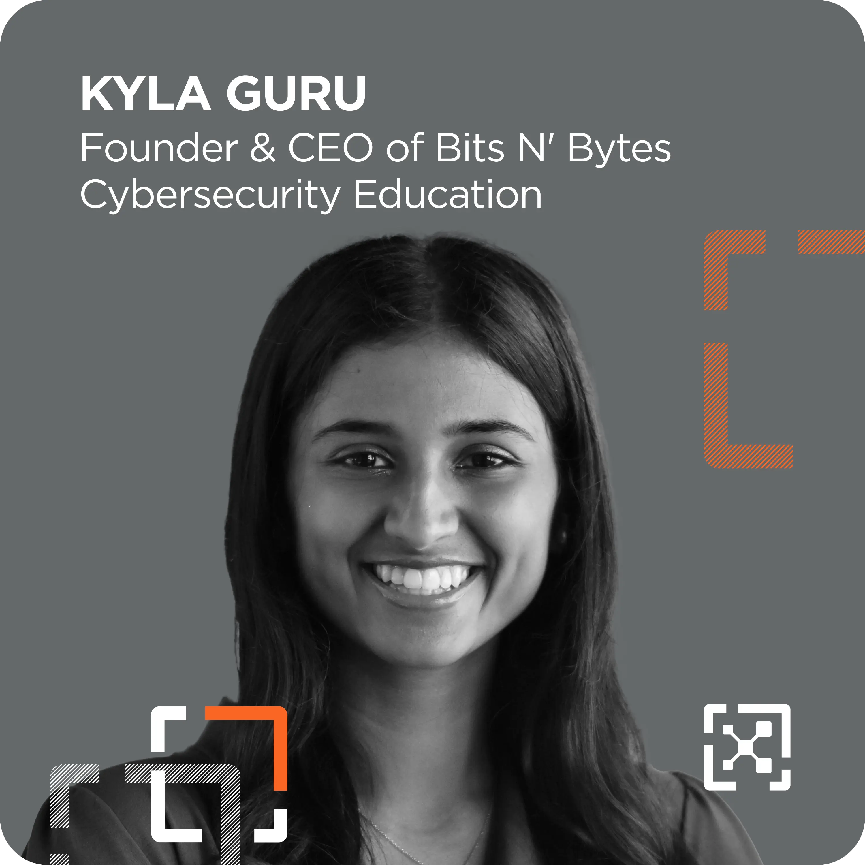Black and white Kyla Guru