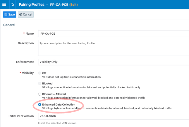 Enhanced Data Collection feature existing workloads