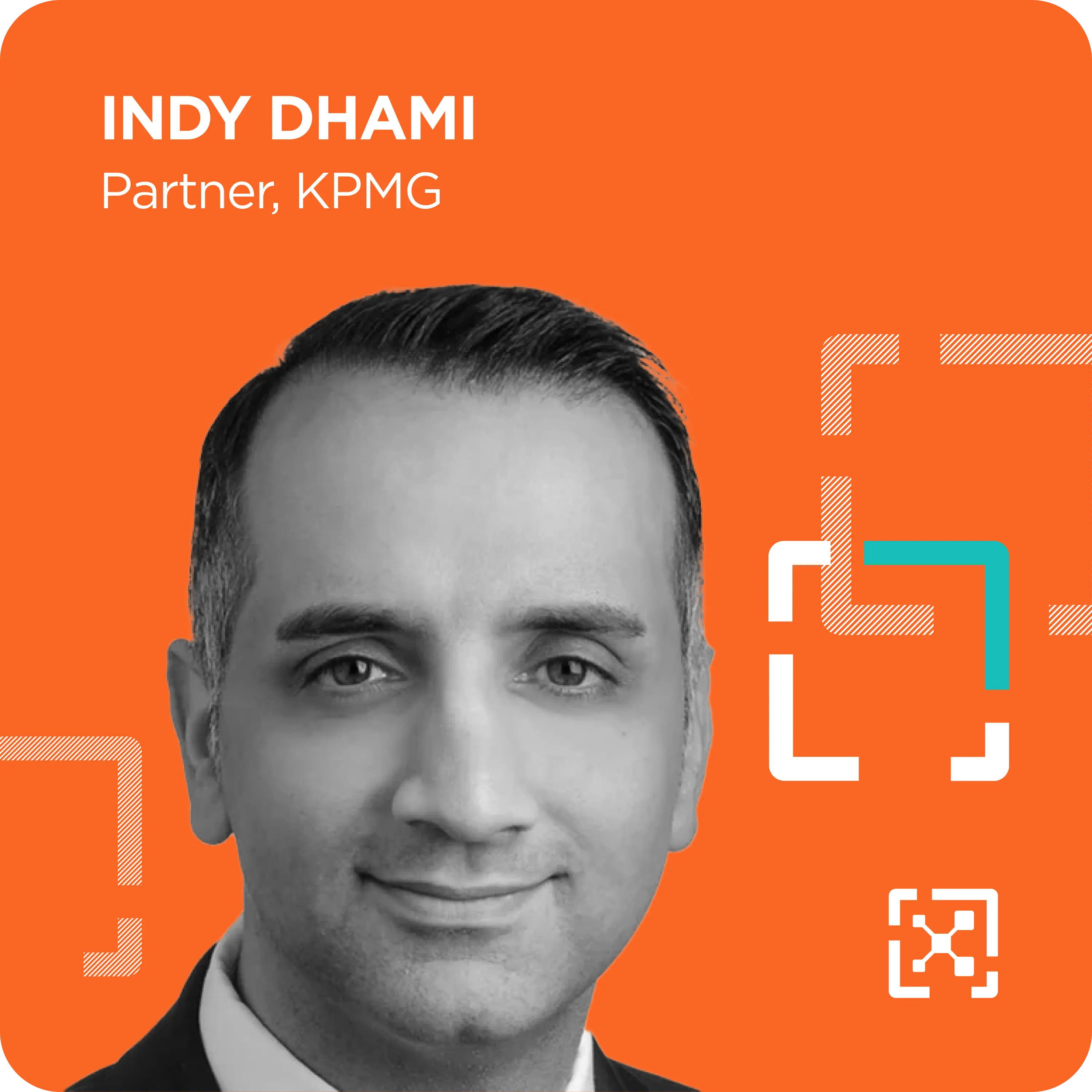 Black and white headshot of Indy Dharmi on The Segment: A Zero Trust Leadership podcast