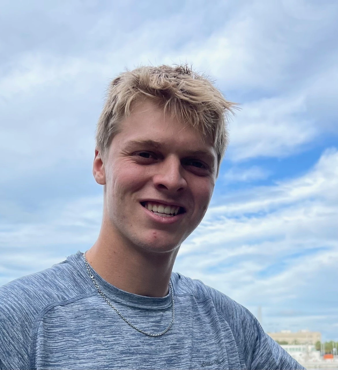 A headshot of Colby Cook, Sales intern at Illumio