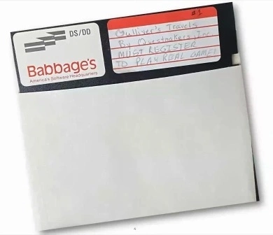 Paul Dant's first self-created computer game, Gulliver's Travels