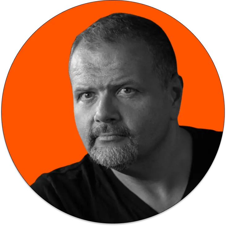 A headshot of Brett Johnson