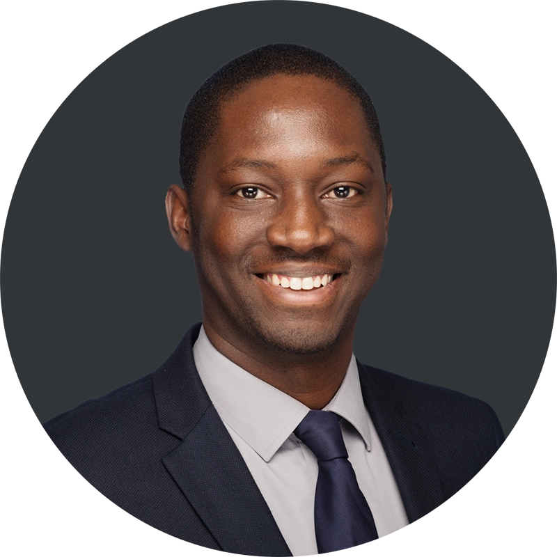 A headshot of Michael Adjei