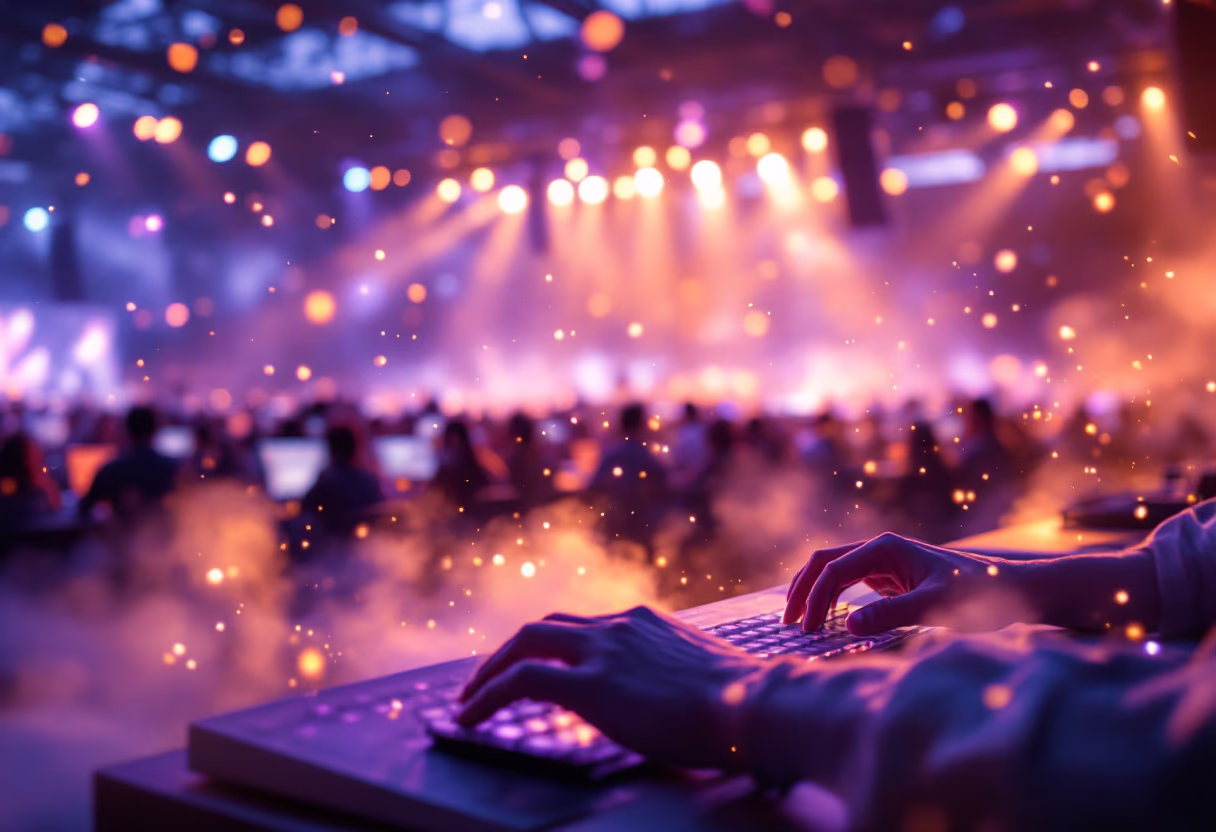 image of gaming tournaments (for a gaming and entertainment)