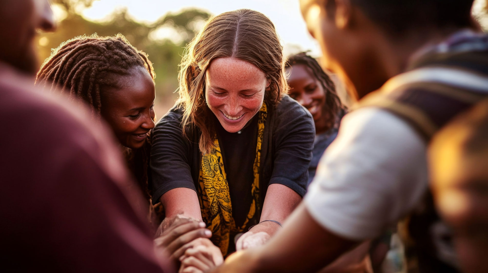 image of volunteerism in nature for an environmental conservation nonprofit