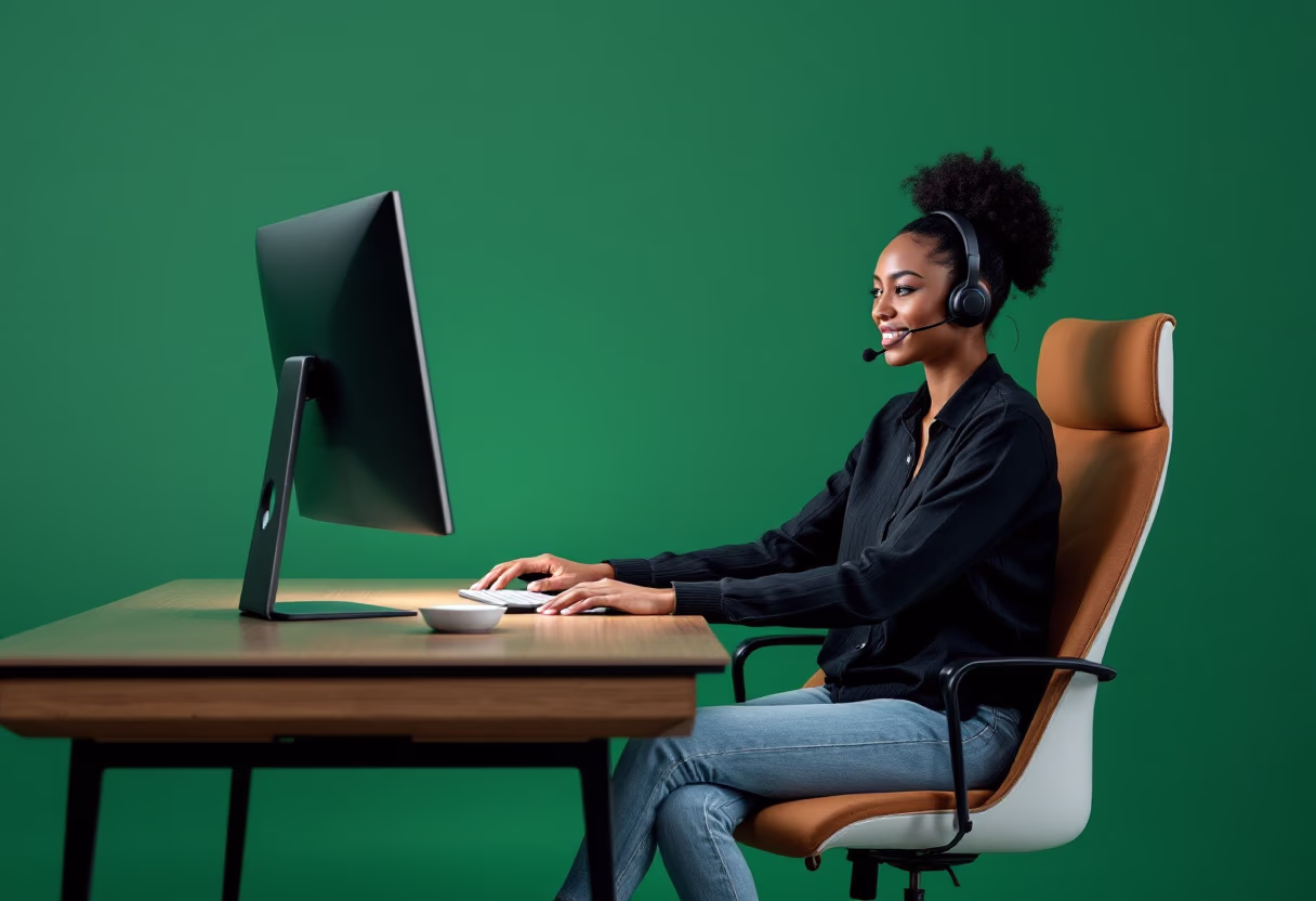 image of customer service environment (for an ecommerce)