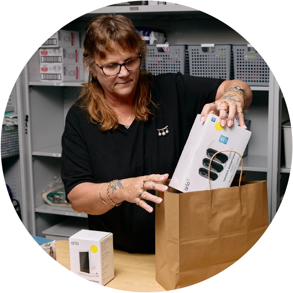 Home Safety Upgrades lady packing bag