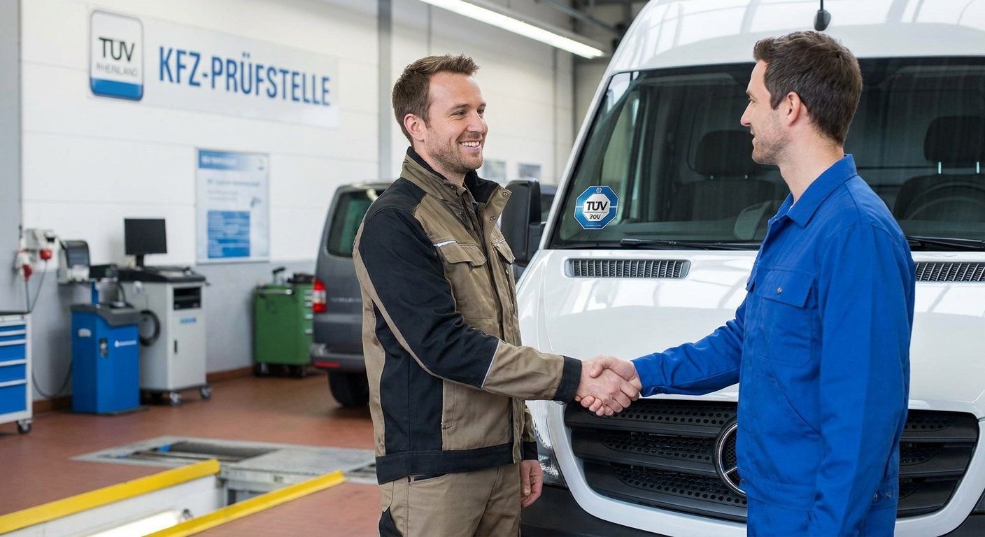 TÜV-Termin für Selbstständige und Kuriere ohne Wartezeit
