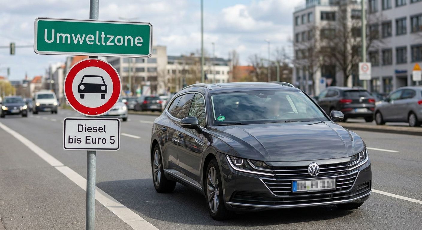 Diesel-Fahrverbot und Umweltzone: Was Halter wissen müssen