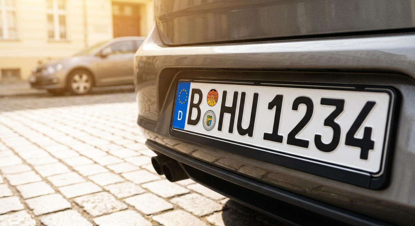 HU-Kennzeichen: Was die Prüfplakette am Nummernschild bedeutet
