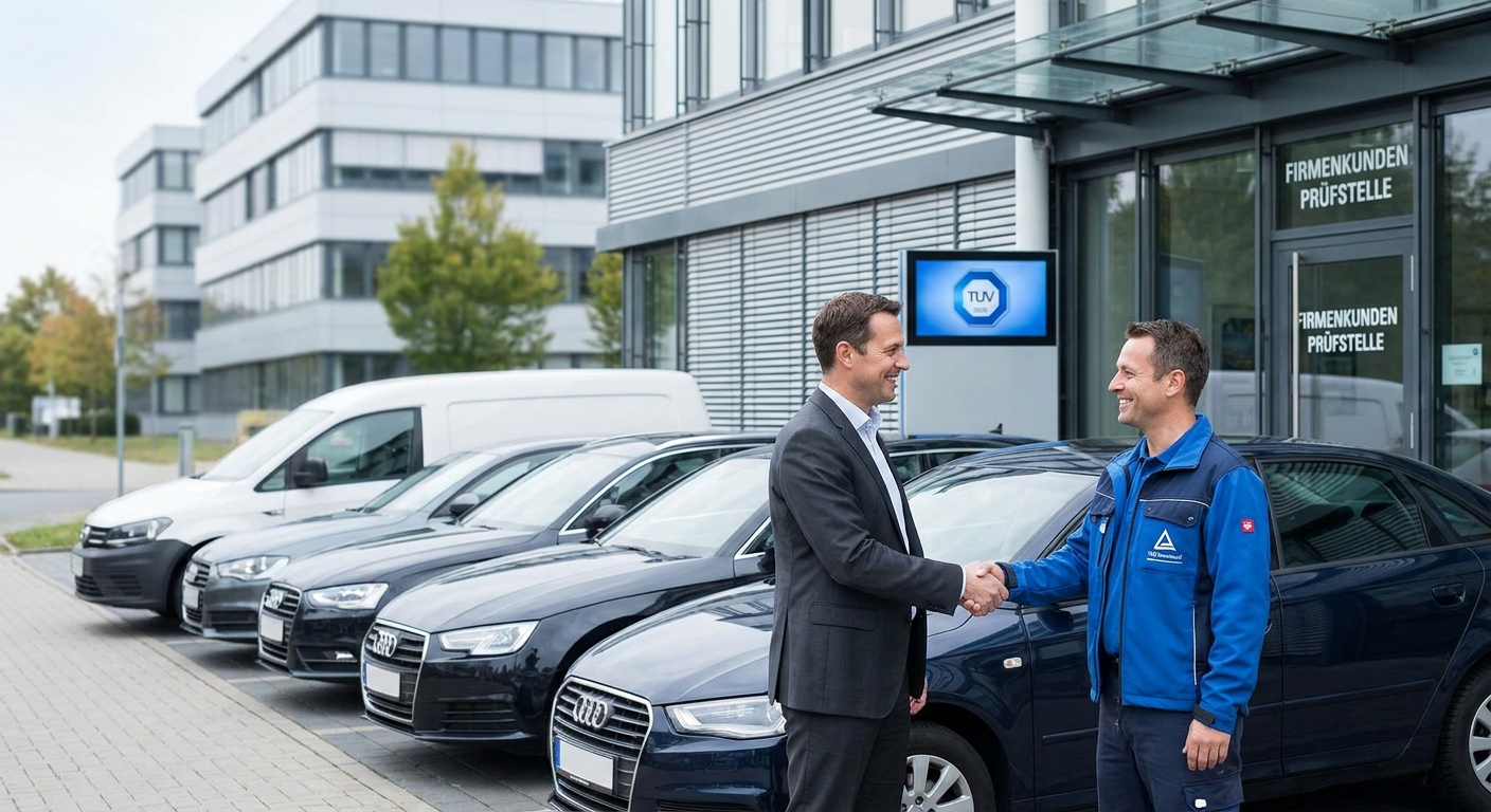 Beste TÜV-Prüfstelle für Firmenfahrzeuge: Rahmenverträge