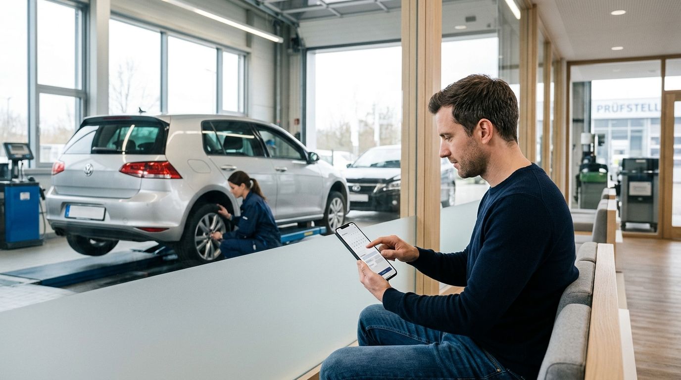 Kann man den KÜS-Termin für die HU online buchen?