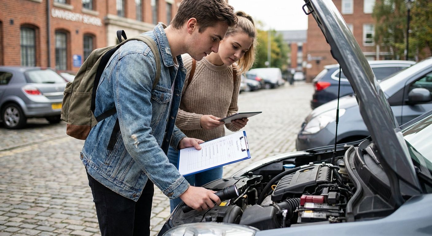Gebrauchtwagen-Check für Studierende: Erstwagen sicher kaufen