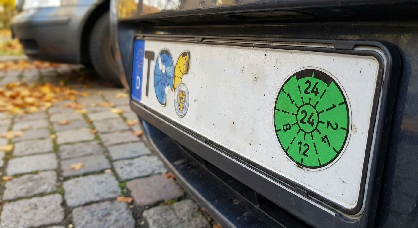 TÜV-Plakette Farbe: Bedeutung und nächster Fristwechsel