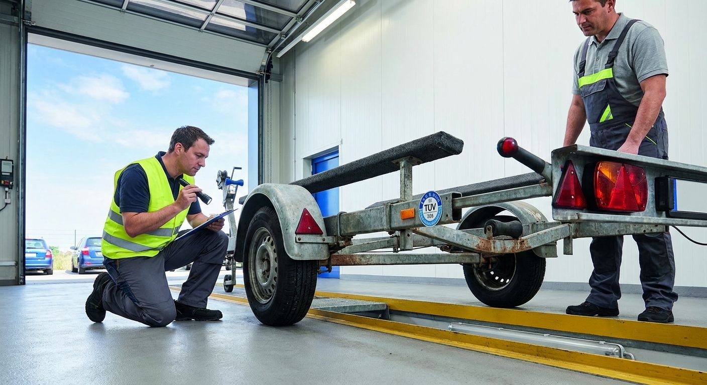 TÜV für Bootstrailer: Was bei der Prüfung zählt