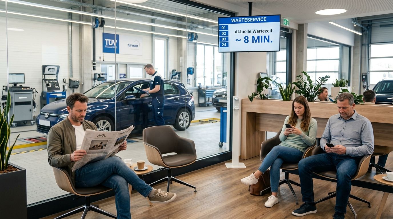 TÜV-Prüfstellen im Vergleich: Kürzeste Wartezeit 2026