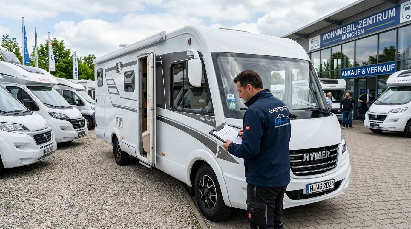 Kfz-Gutachten für Wohnmobilhändler: Ankauf und Verkauf bewerten