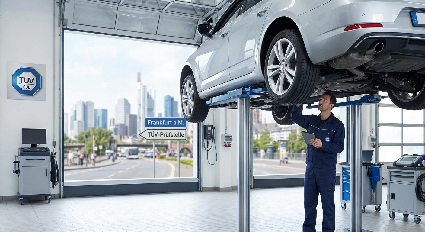 Beste TÜV-Prüfstelle in Frankfurt: Worauf du achten solltest