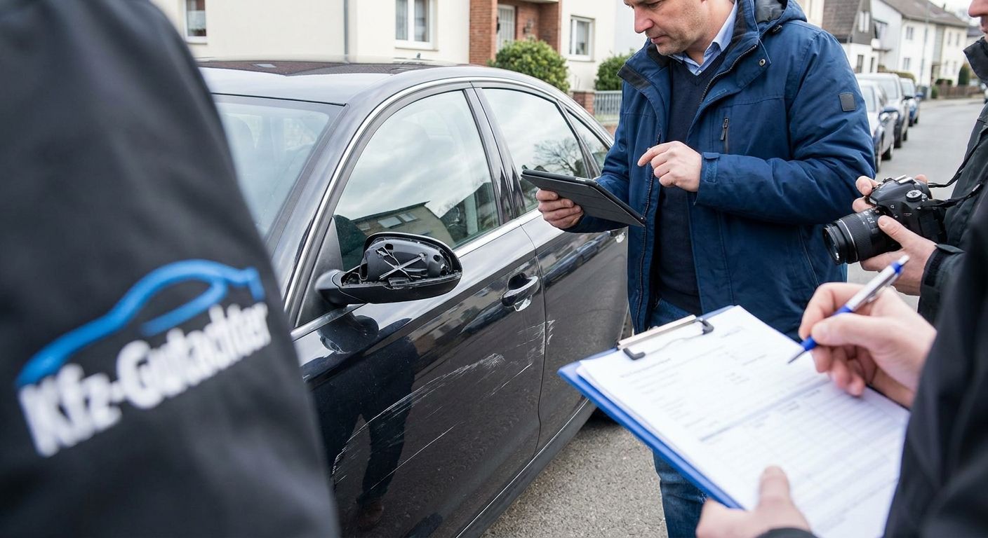 Kfz-Gutachten bei Vandalismus: Schäden richtig dokumentieren