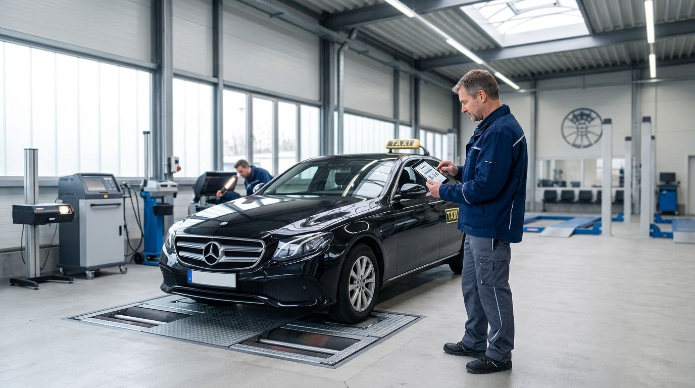 Beste TÜV-Prüfstelle für Taxiunternehmen im Vergleich