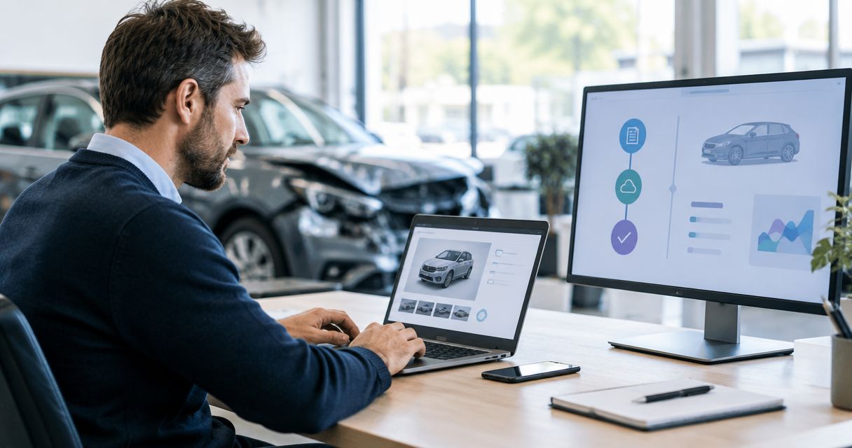 Kfz-Gutachten automatisch ins Schadenmanagement-System übertragen
