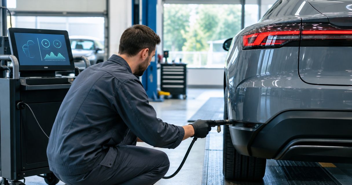 Muss ein Elektroauto zur Abgasuntersuchung?