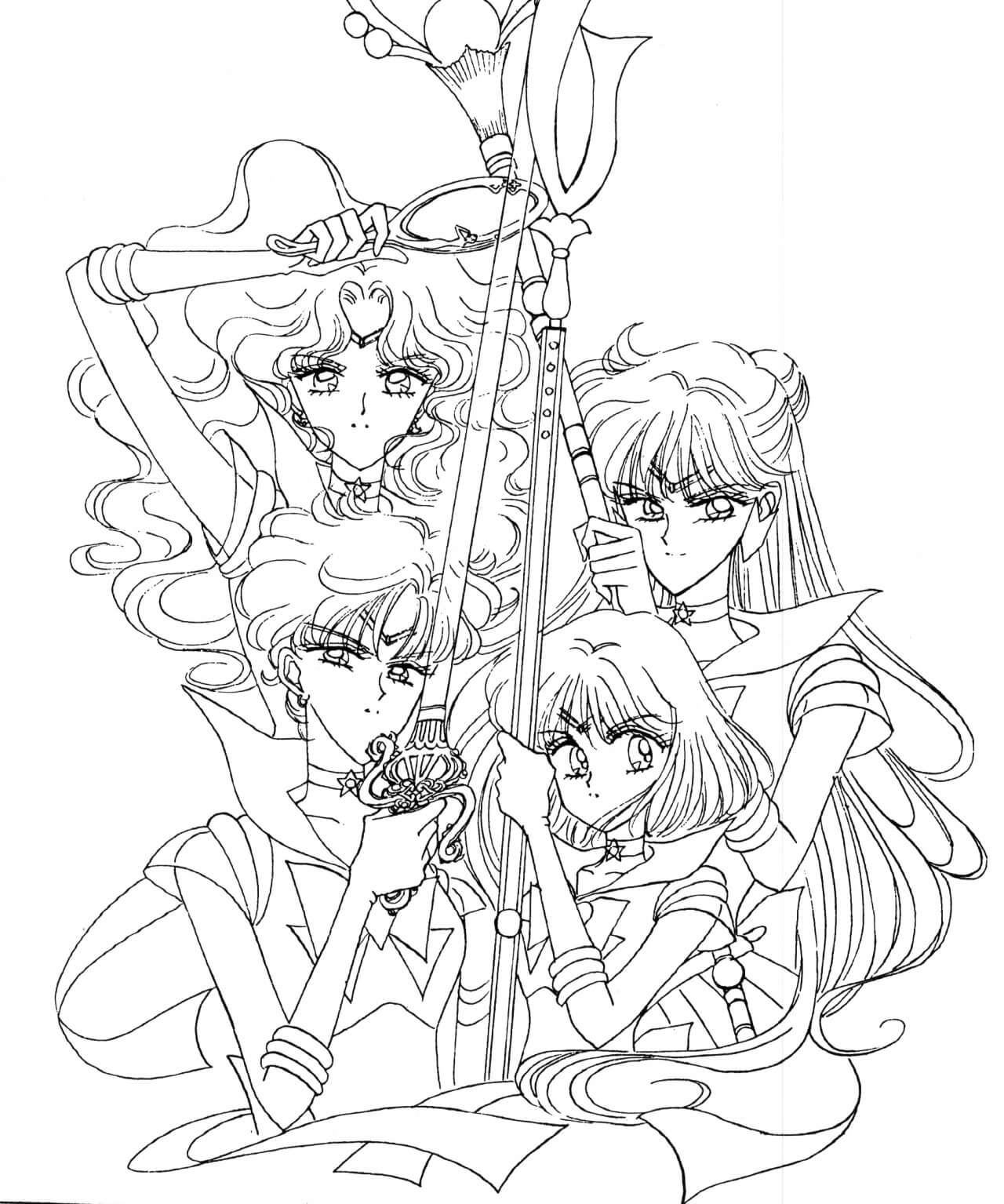 Naoko Takeuchi's Art for Sailor Moon