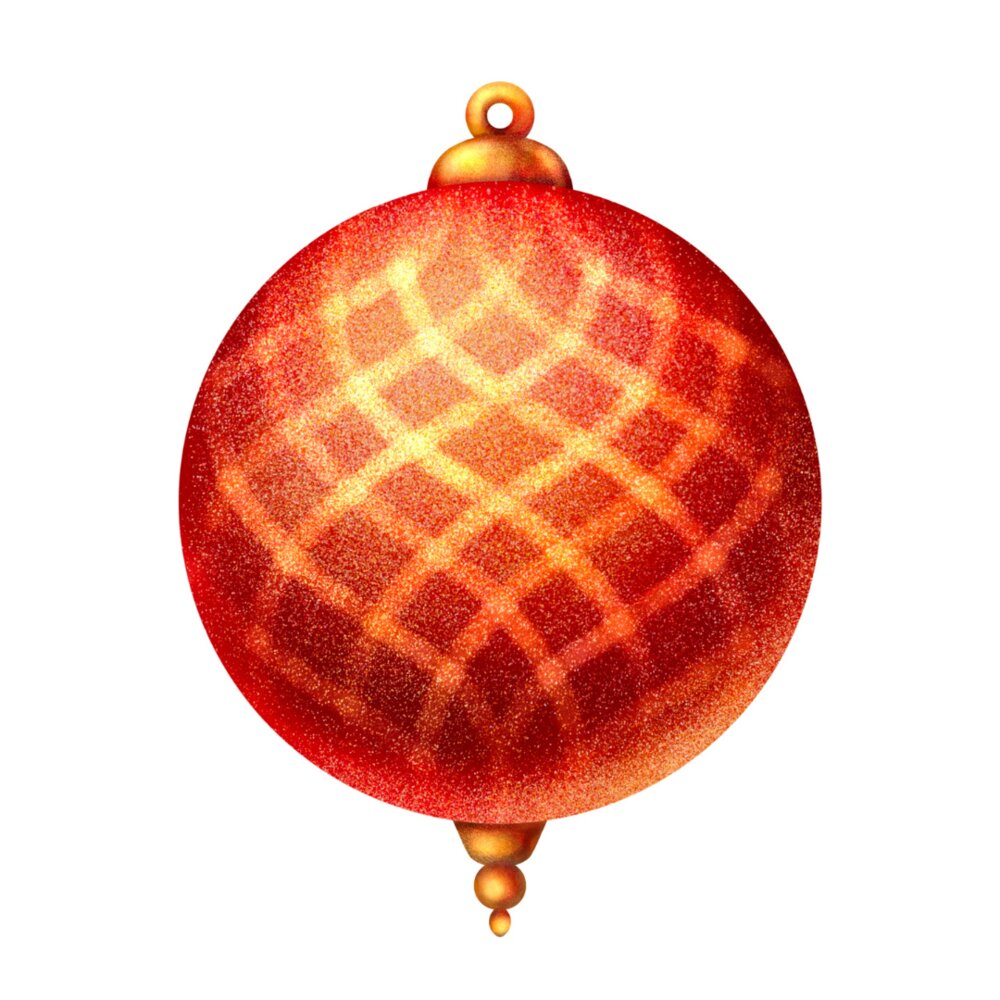 Christmas Bauble Decor Tutorial for Procreate