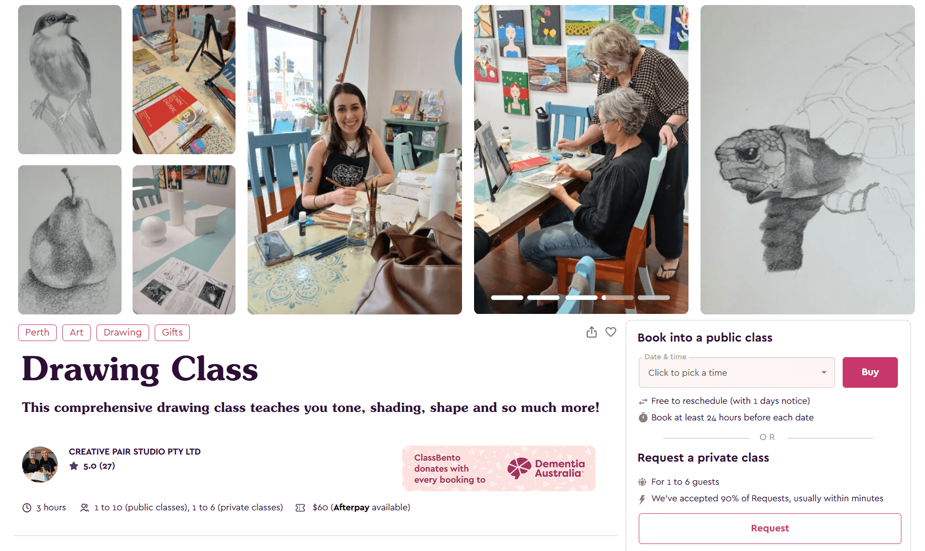 Local Drawing Class in Perth