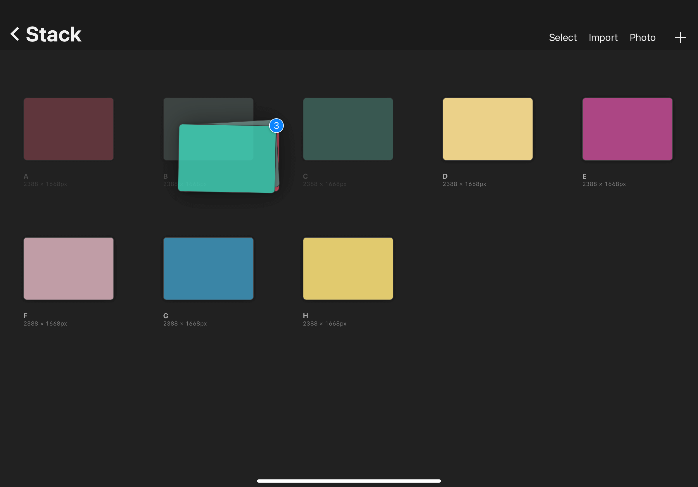 Hold multiple projects