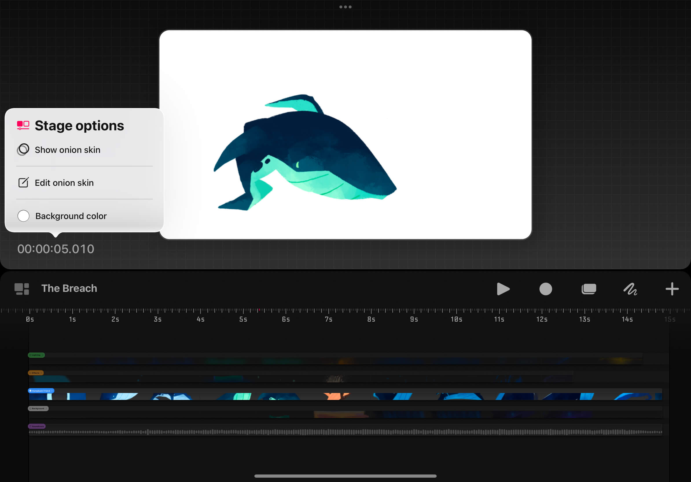 Onion Skinning settings