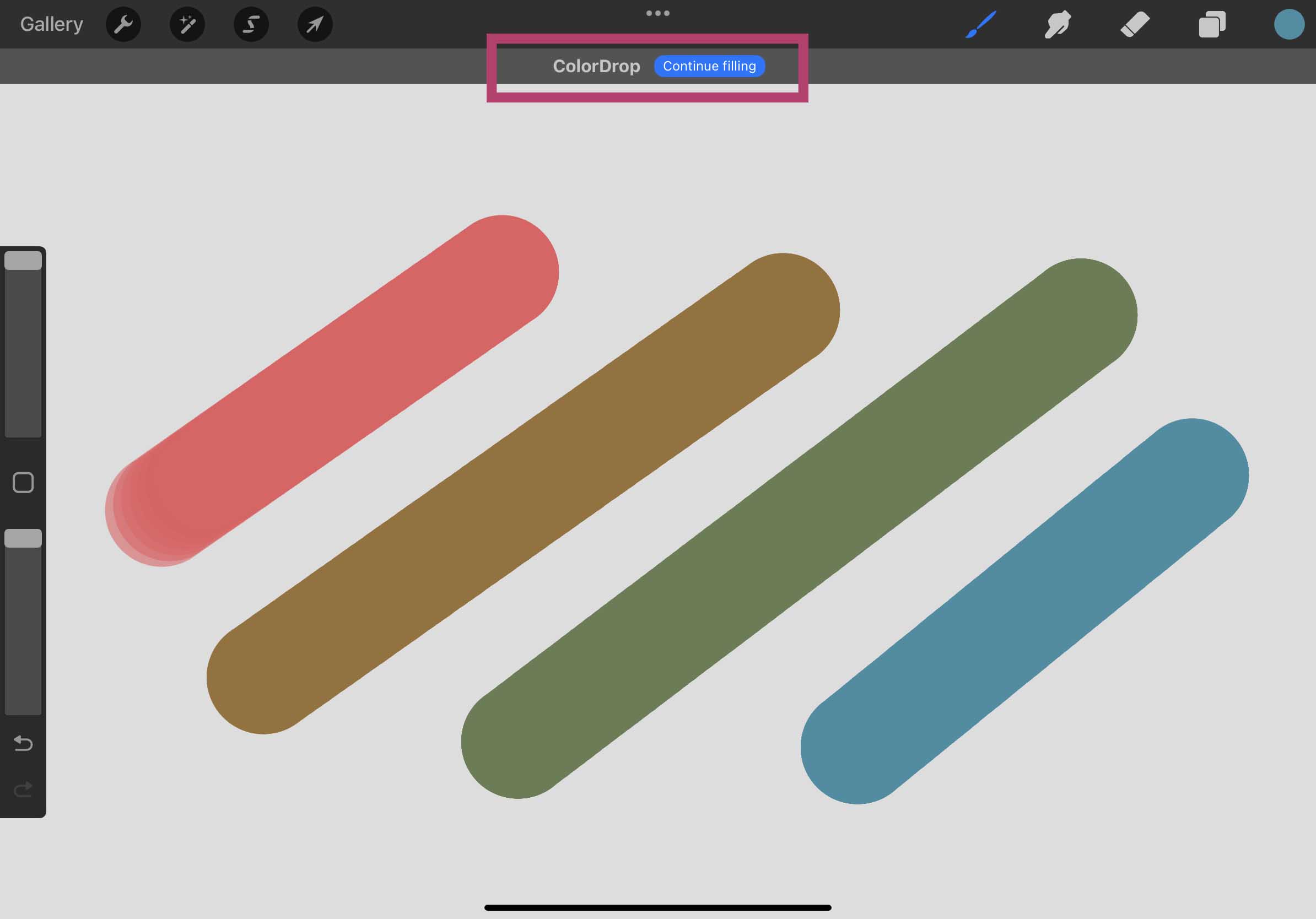 Continue Filling option