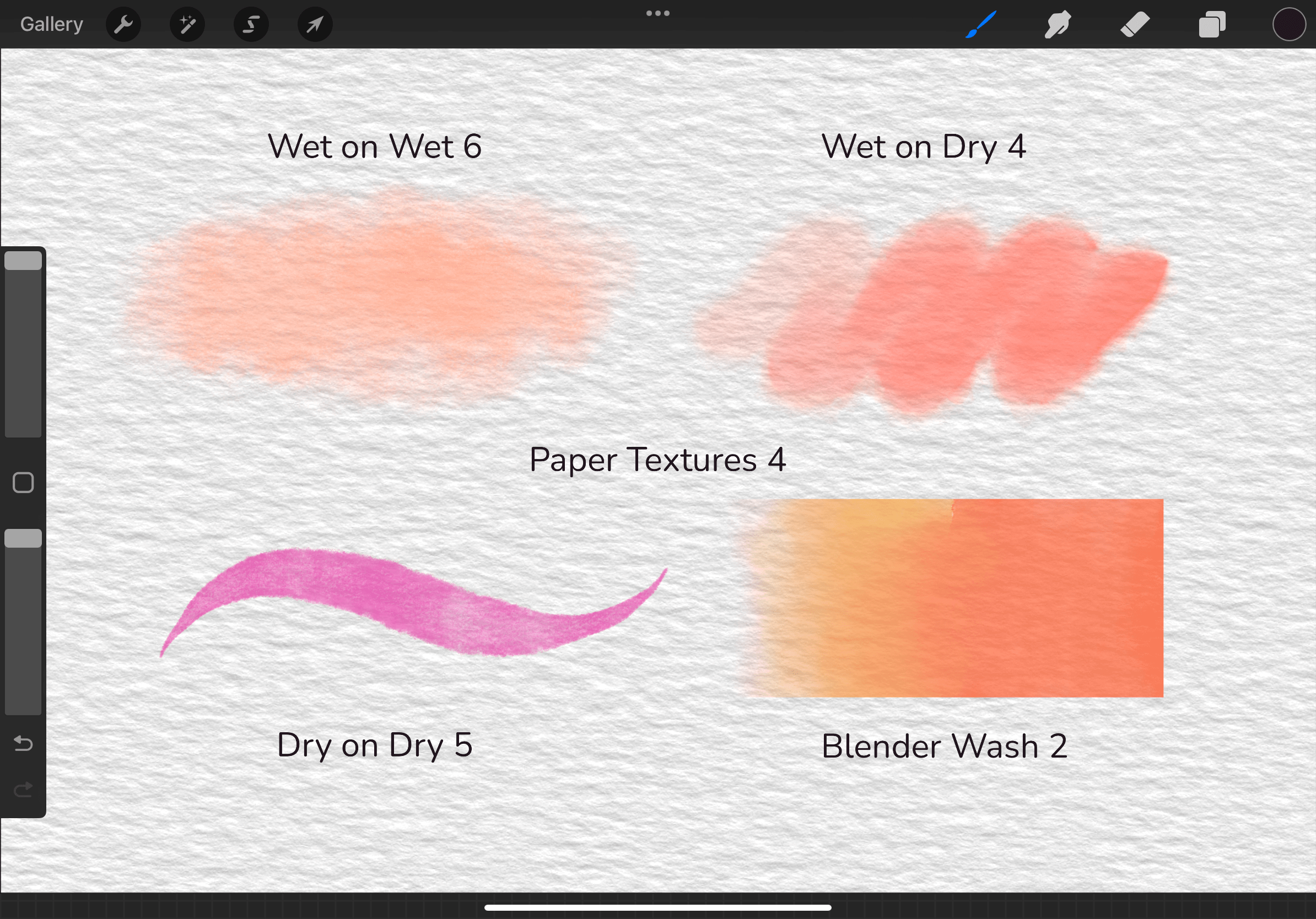 Freya's Watercolor Sampler Brushes