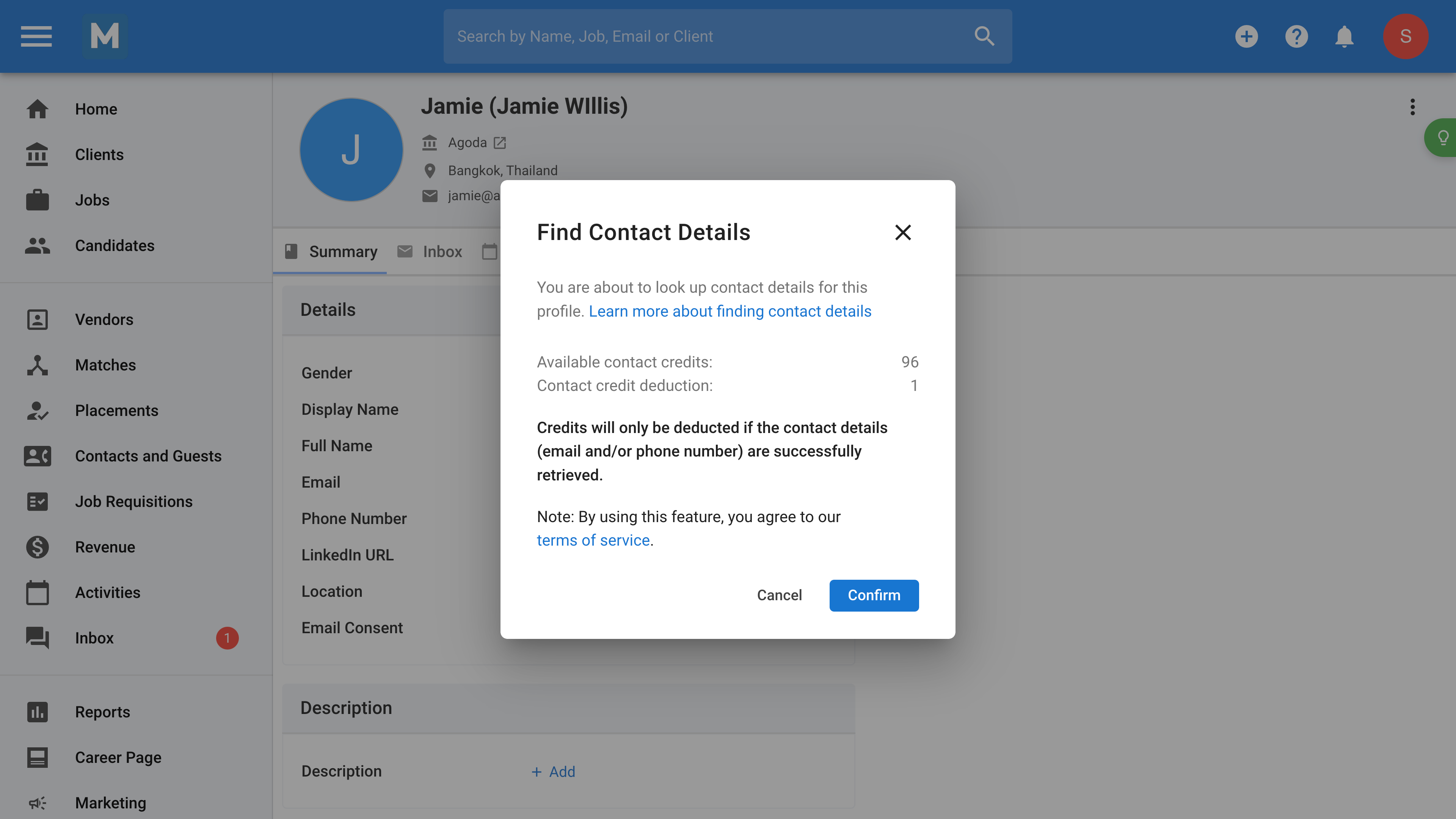 You can track the onboarding of each placement on the easy-to-read dashboard from Manatal’s recruiting CRM tool.