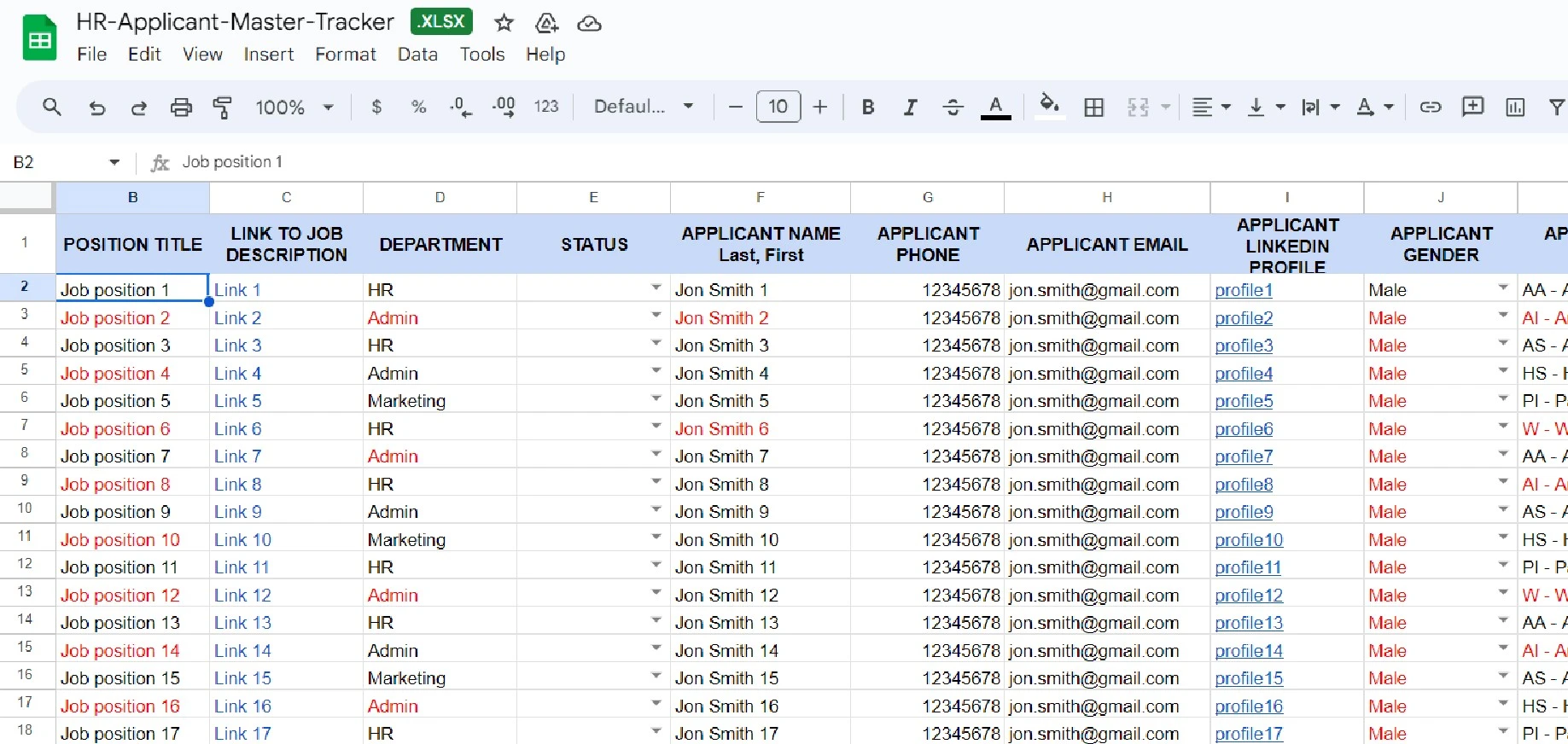With an Excel template, You’d have to go through a hassle and input data manually.