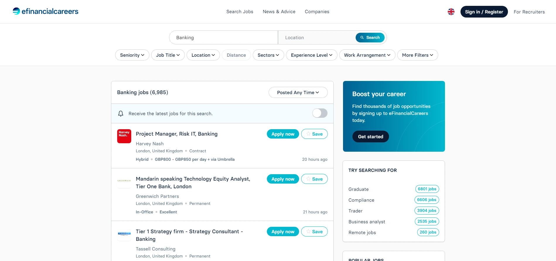 Attract candidates across sectors with eFinancialCareers