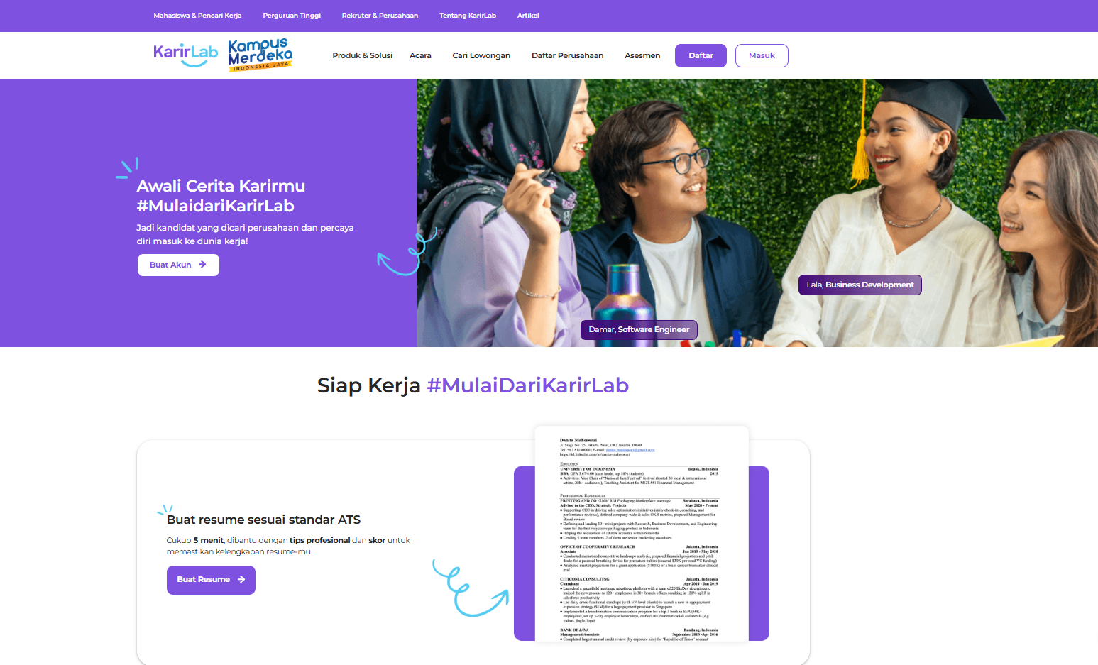 Job Posting Indonesia - KarirLab