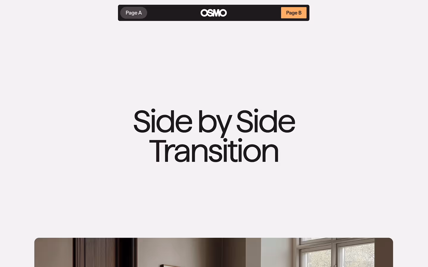 Side by Side Transition