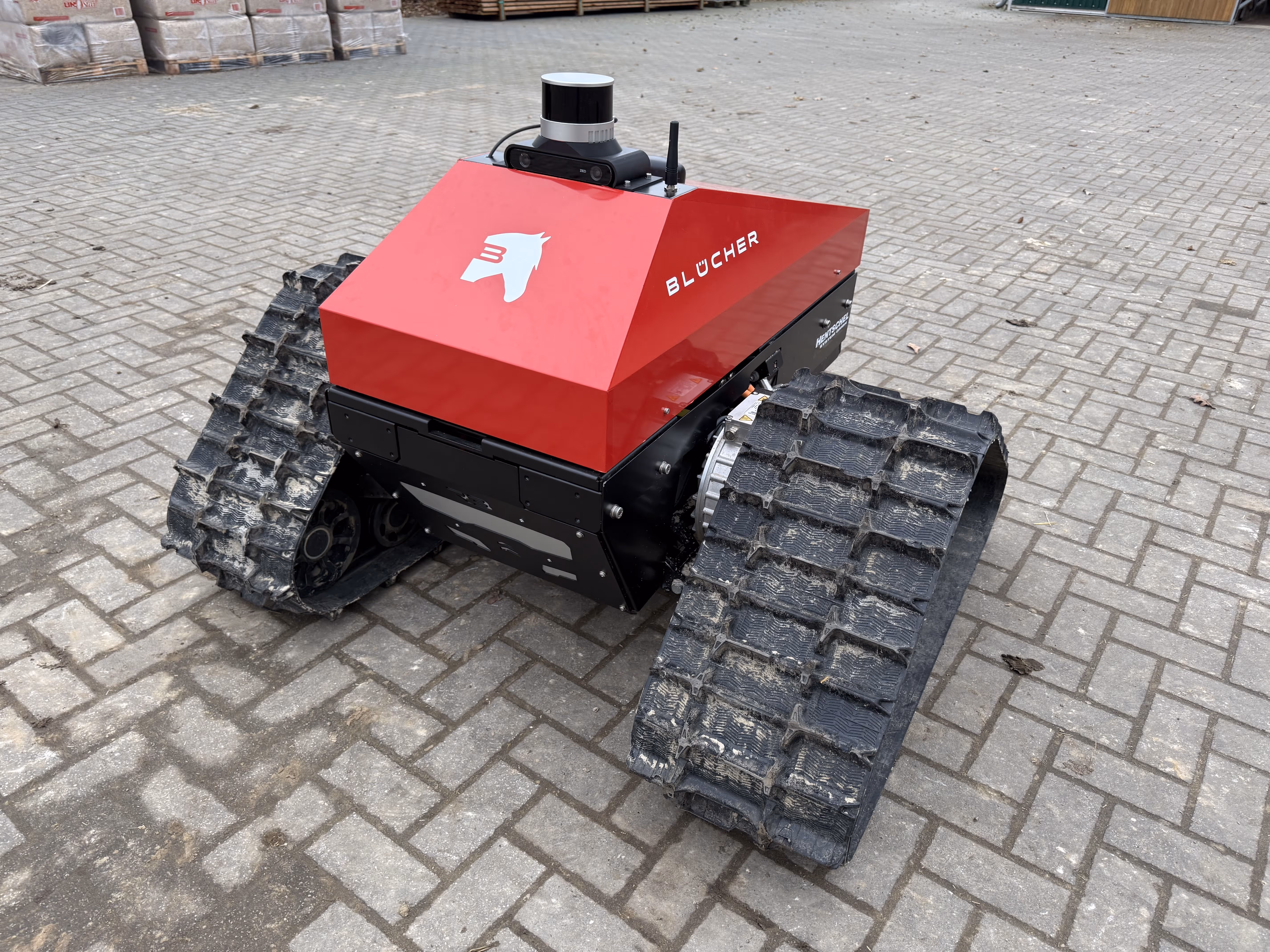 Blücher robot driving