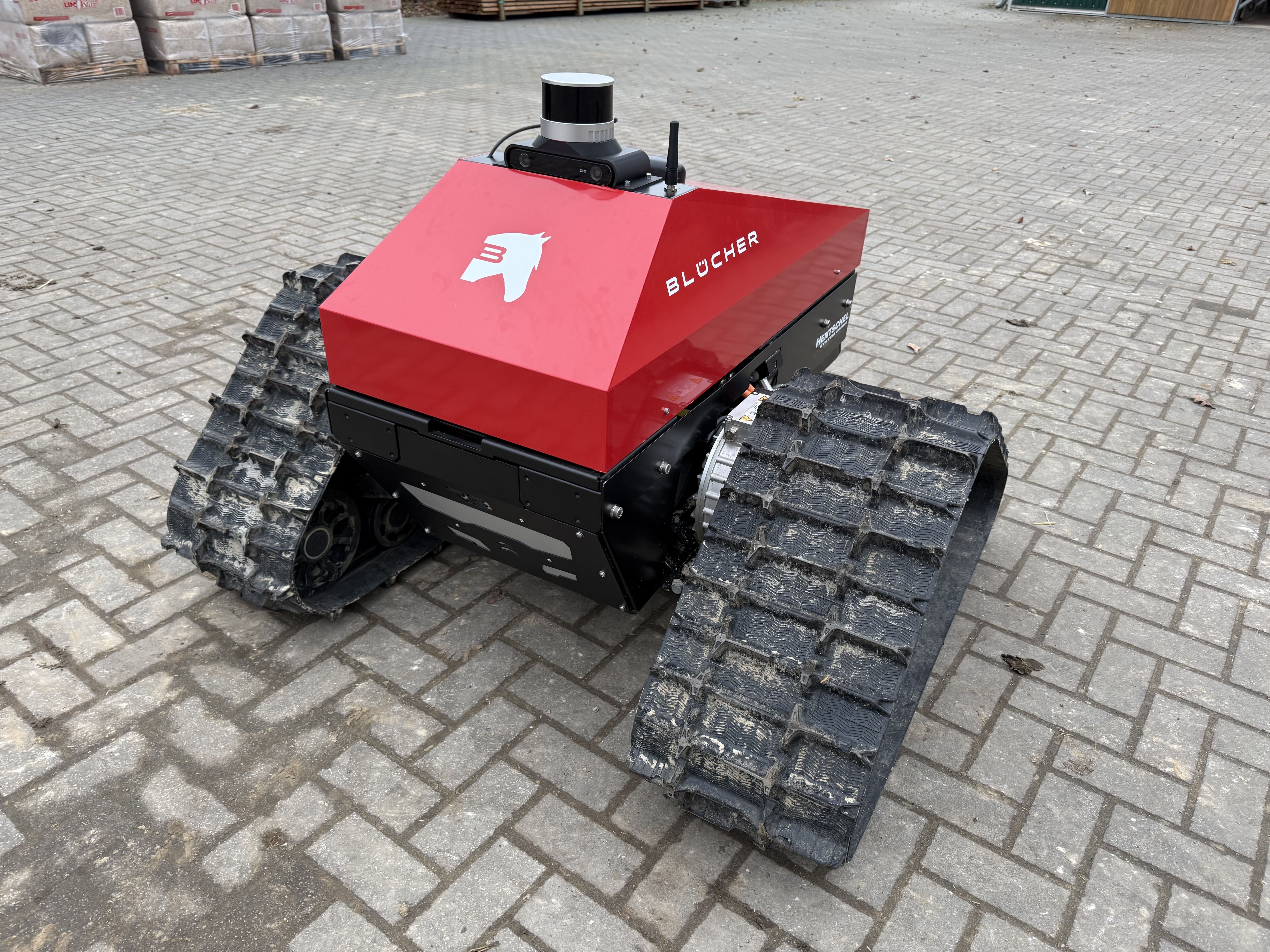 Blücher robot driving