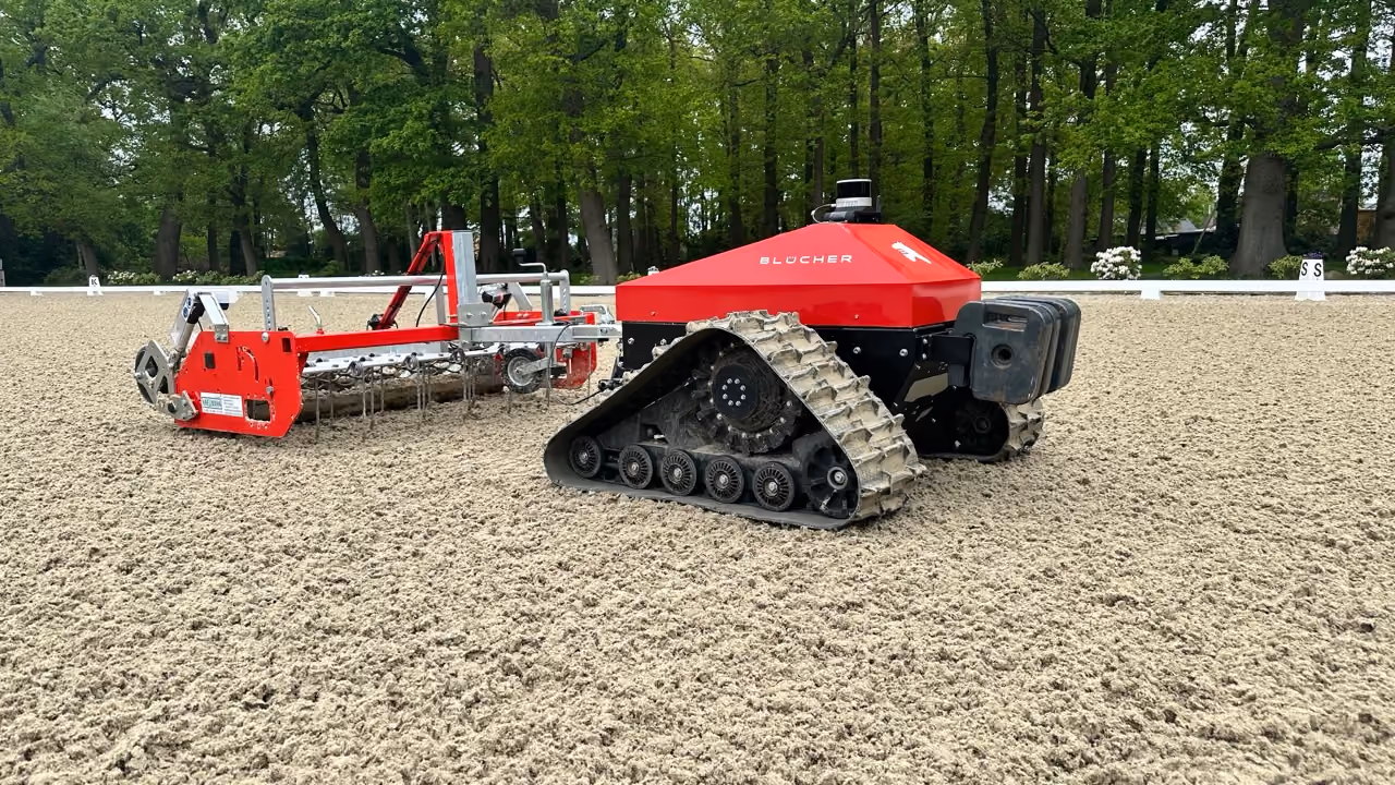 Side view of the Blücher robot