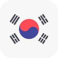 A picture of the flag of south korea.