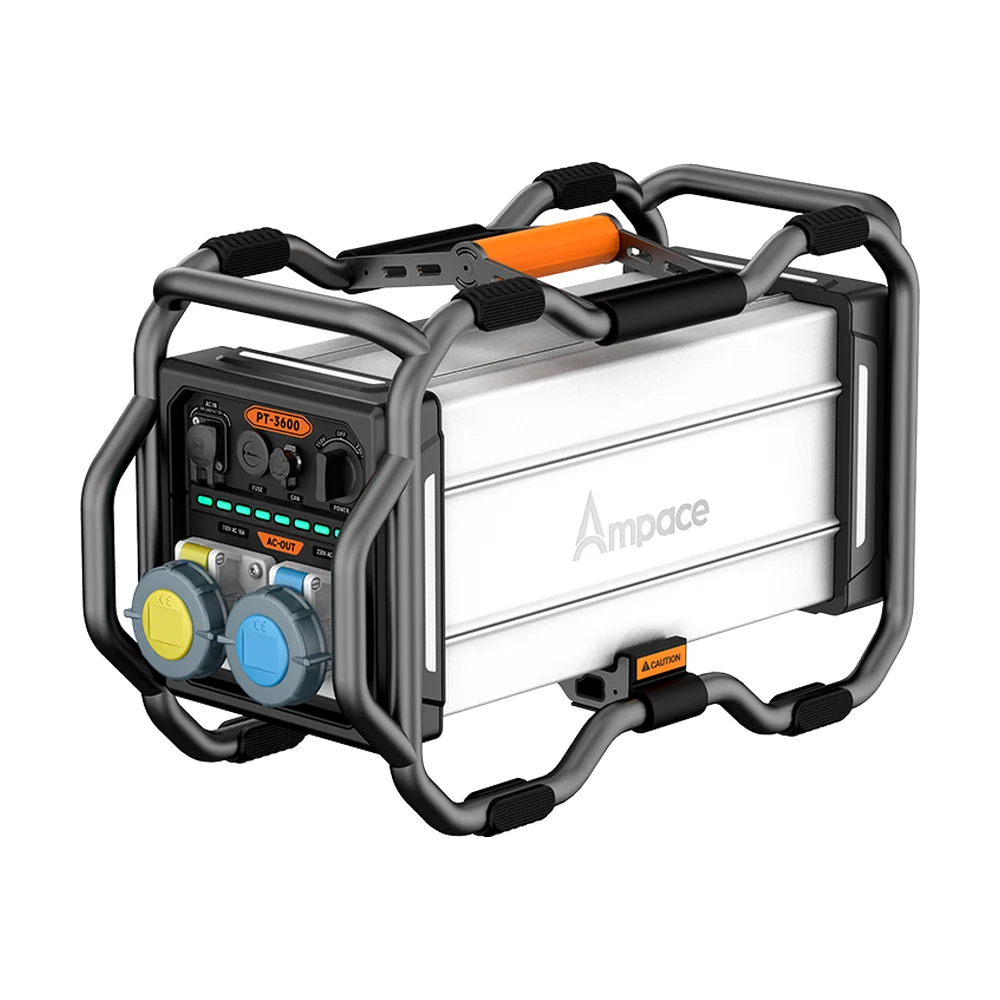 Ampace Prime Tank 3600 draagbaar powerstation met beschermend frame