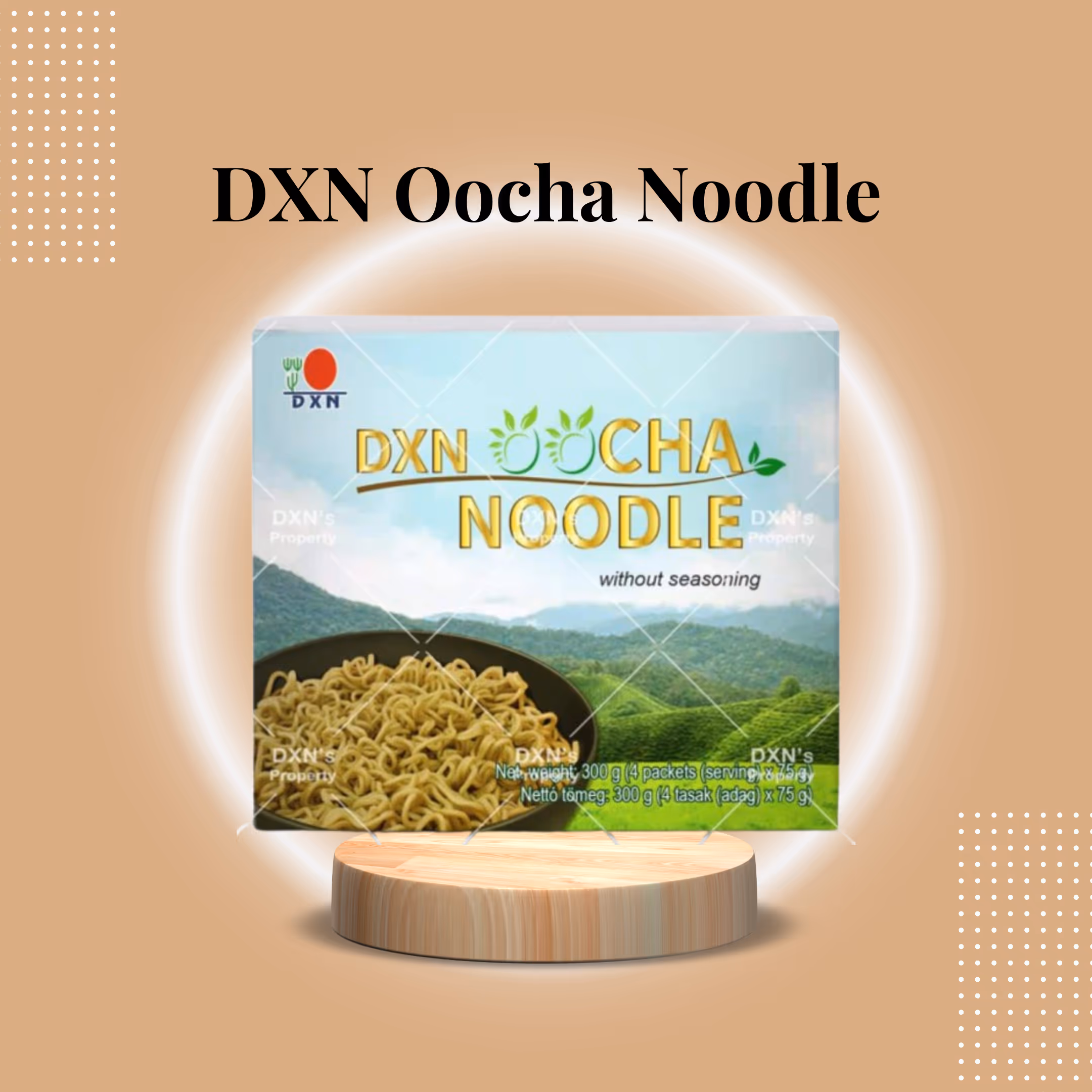 DXN Oocha Noodle — The Healthier Instant Noodle: Rooibos-Fortified, Non-Fried & Ready in Minutes