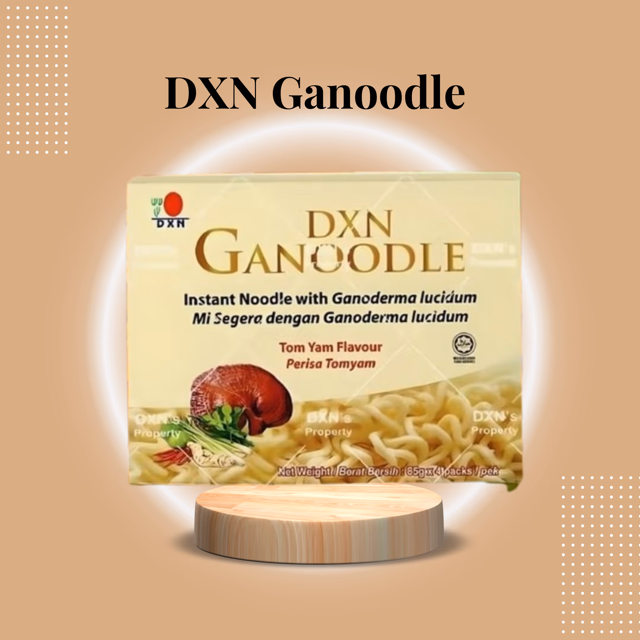 DXN Ganoodle — Non-Fried Ganoderma Noodles for Immunity, Digestion & Daily Vitality