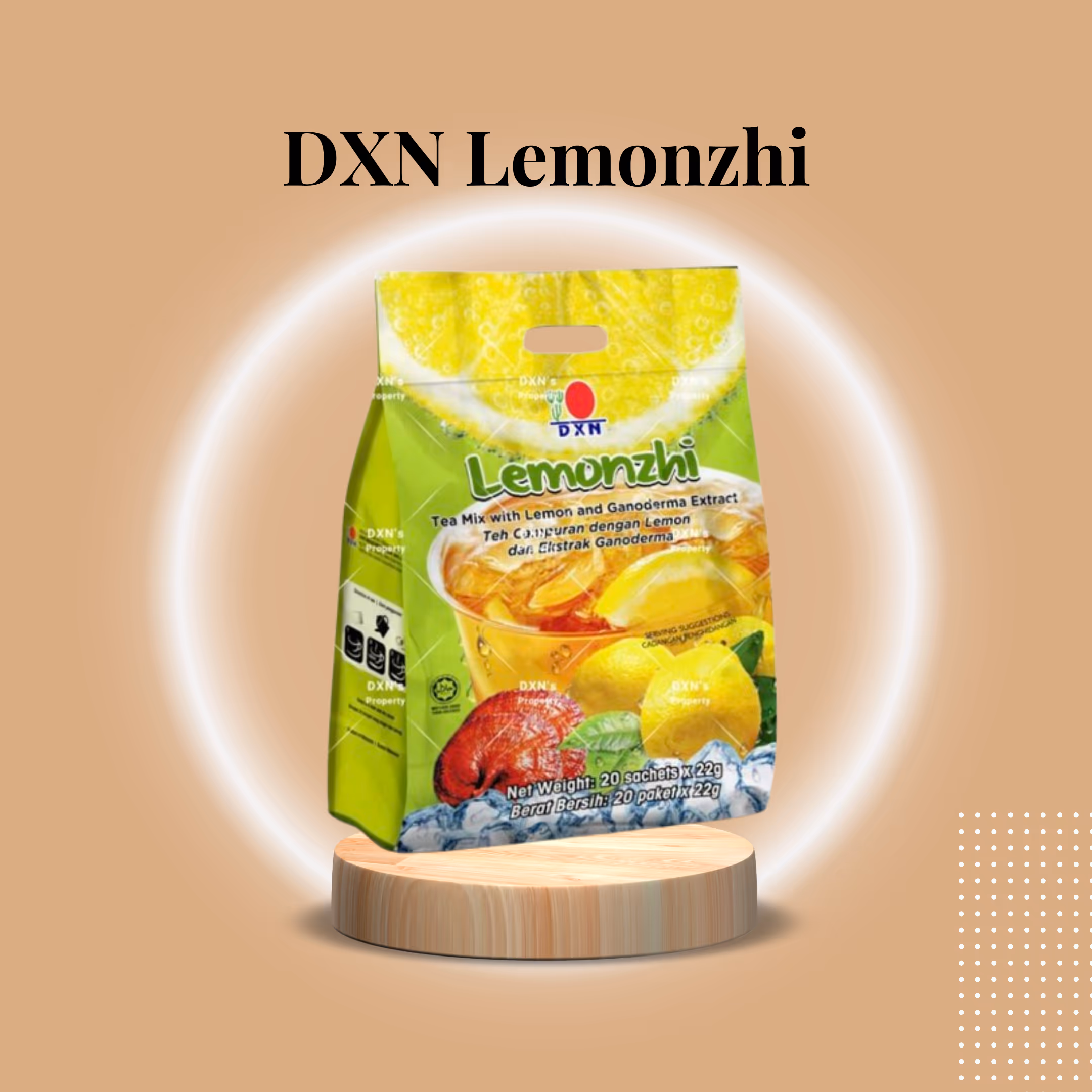 DXN Lemonzhi — Lemon & Reishi Instant Drink for Immunity & Energy